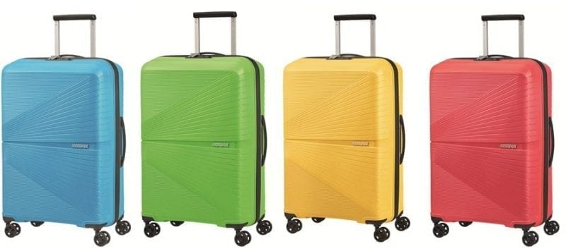 American Tourister presenta 4 nuove colorazioni di Airconic, la valigia rigida più leggera dell'assortimento del brand