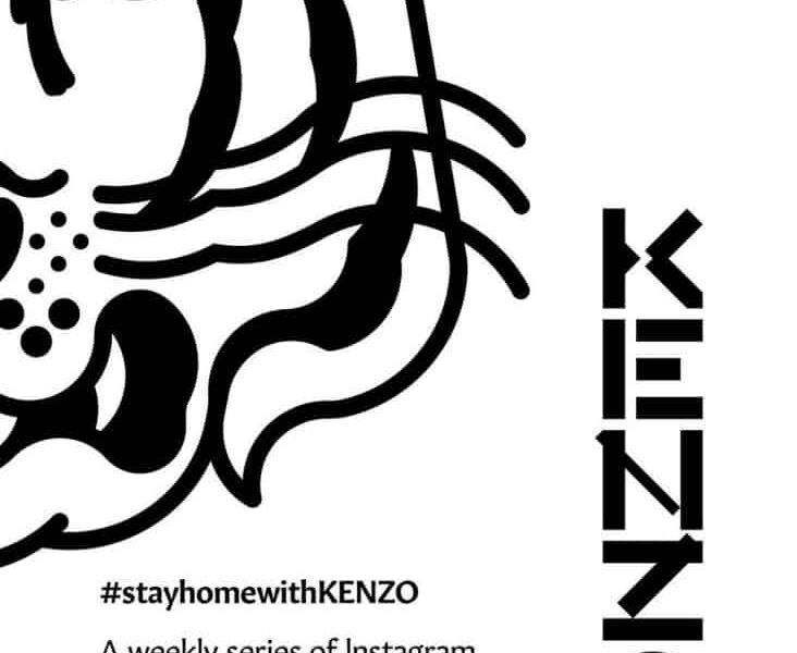 Stay Home with KENZO eventi sull'account Instagram @kenzo