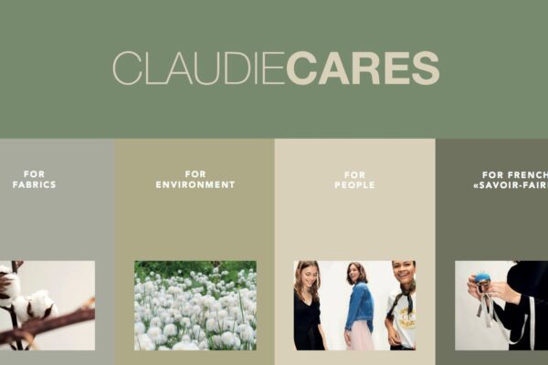 Claudie Cares-programma eco-sostenibile di Claudie Pierlot
