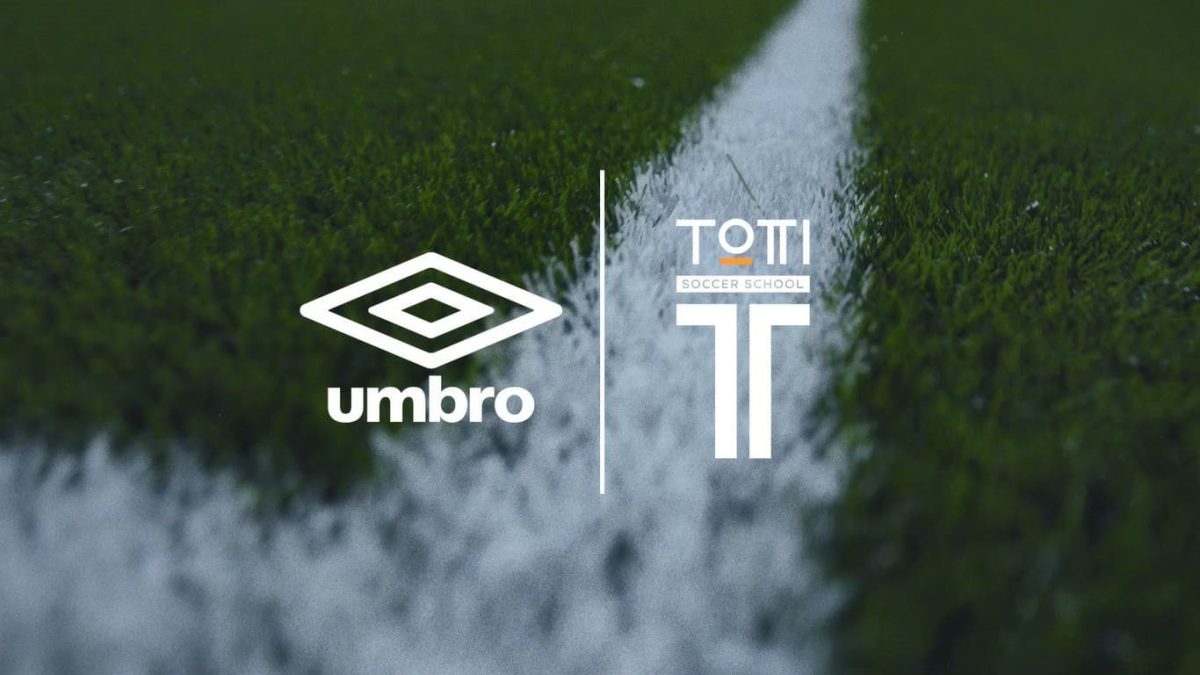 Umbro accordo con la scuola calcio Totti