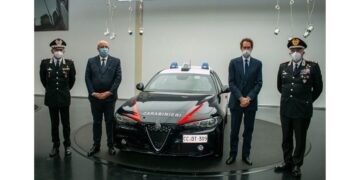 Nuova Alfa Romeo Giulia 2021 Carabinieri