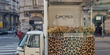 Apecar Campagna promozionale negozi Camomilla IItalia