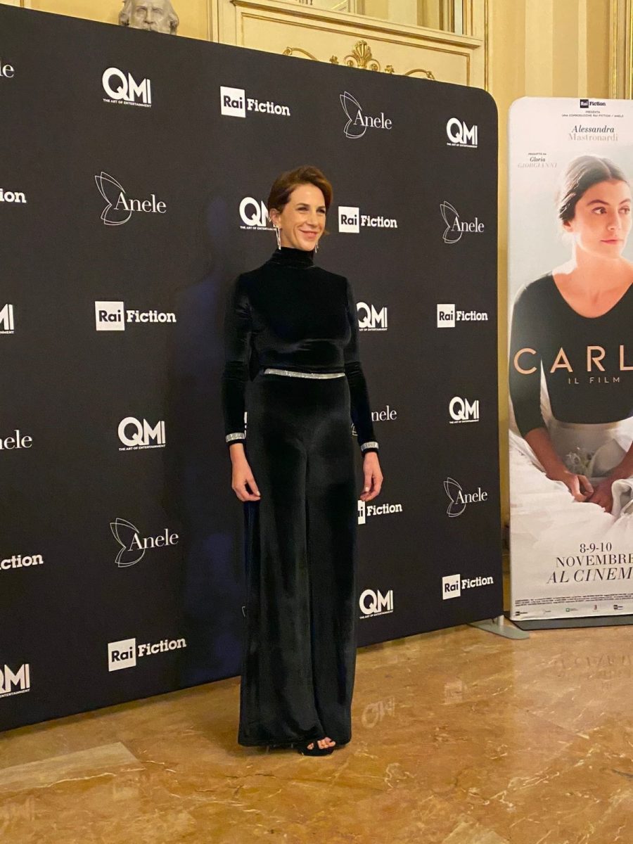 Claudia Coli attrice fil m Carla -prèmier Teatro Alla Scala