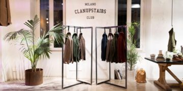 Evento presentazione giacche velluto AI 2021 LBM1911 presso boutique ClanUpstairs Milano