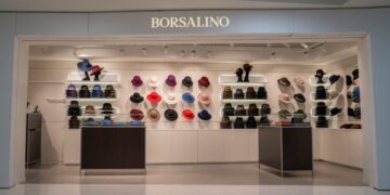 Nuova boutique monomarca Borsalino_aeroporto Milano Linate