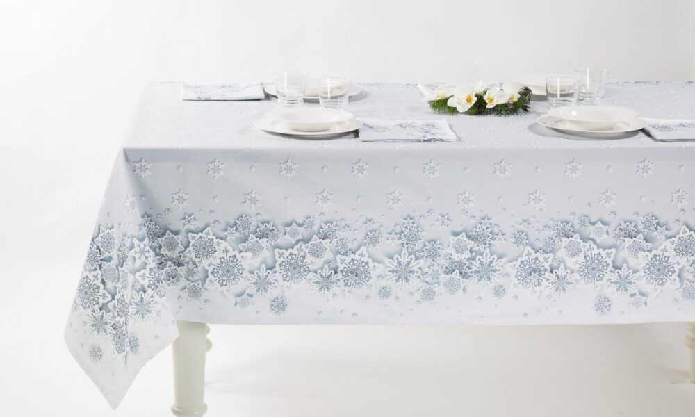 Tovaglia tavolo cucina Caleffi Natale 2021-