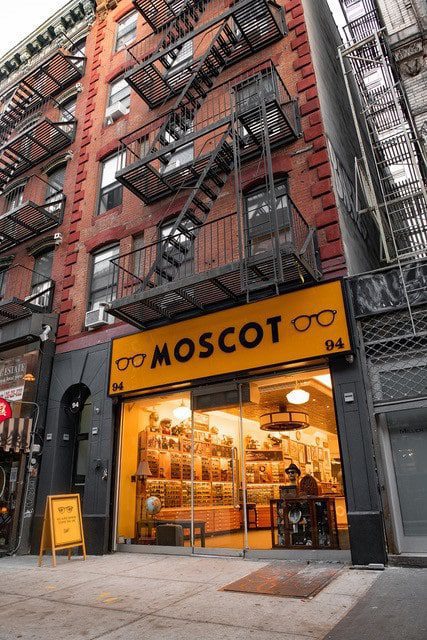 Moscot nuovo flasghip store e headquarter in Orchard Street a New York.
