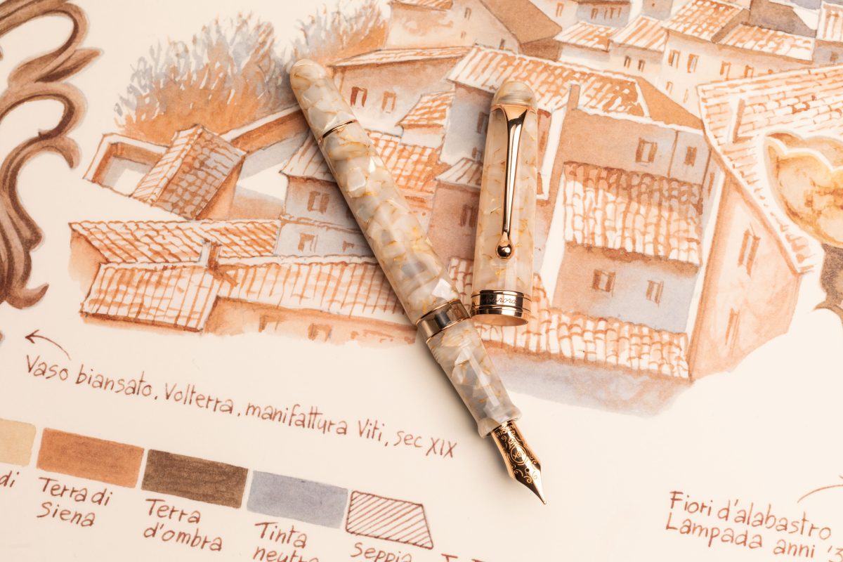 Penne stilografiche Aurora collezione viaggio segreto in Italia