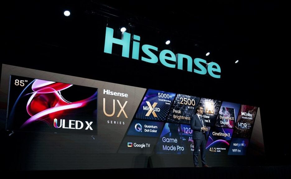 CES 2023, Hisense presenta  la tecnologia ULED X, Laser TV 8K 