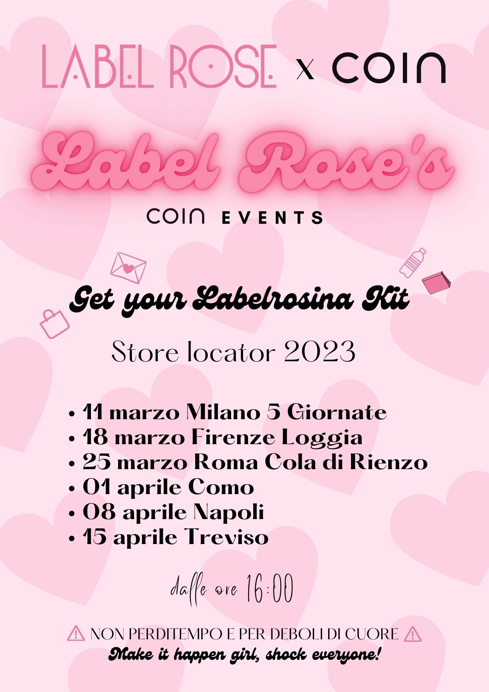 Label Rose in Coin
