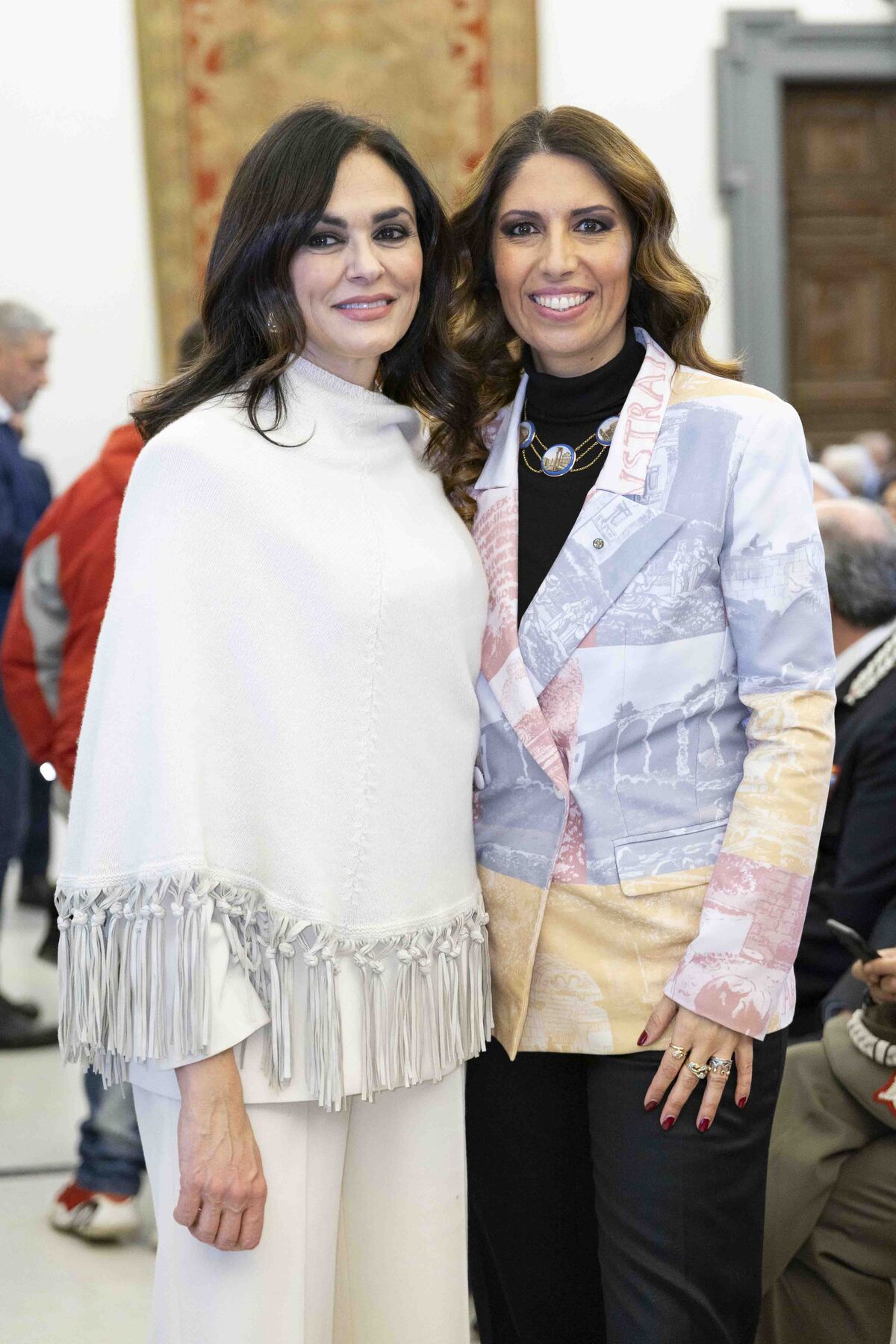 Lavinia Biagiotti Cigna e Maria Grazia Cucinotta al Premio RosaRose