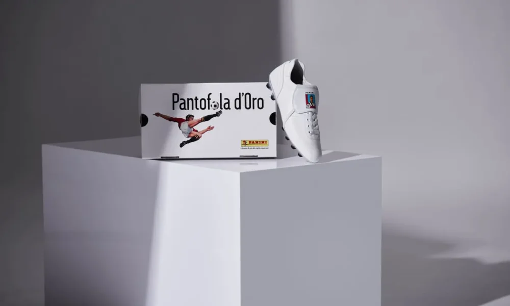 Nuova scarpa calcio Pantofola D'Oro_Panini