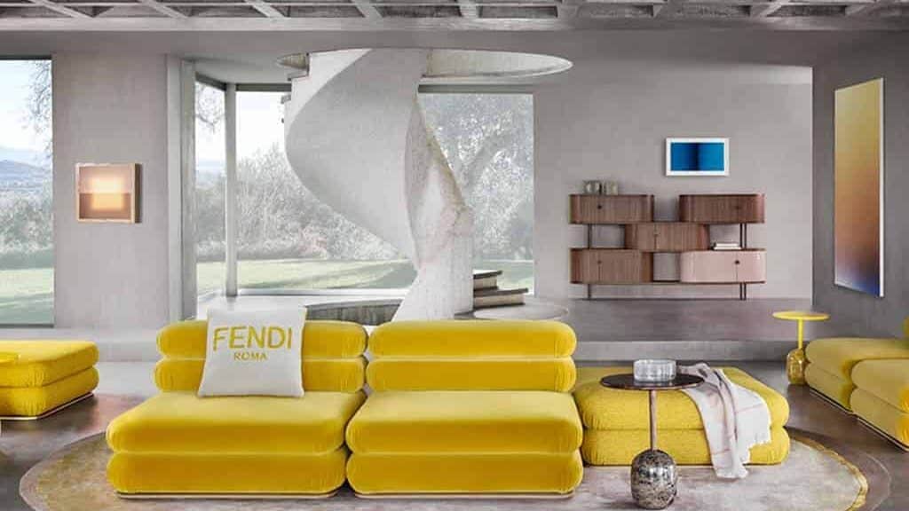 Nuovo arredamento living Fendi Casa 2025: tutte le collezioni