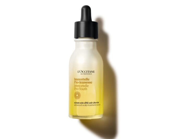 siero cuoio capelluto pro-giovinezza L’Occitane con olio essenziale Immortelle
