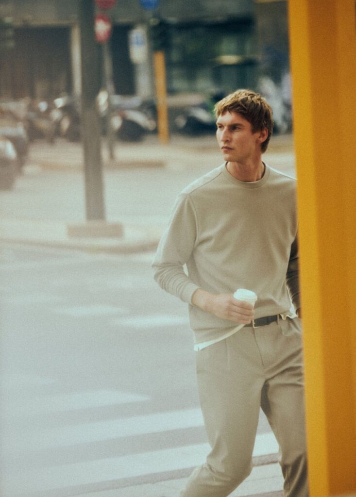 Mango Man Performance FW26, immagine di presentazione