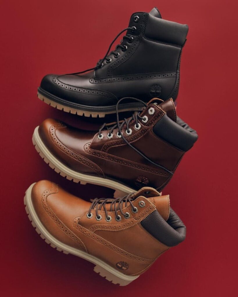 Dettaglio Timberland Brogue Collection uomo FW26